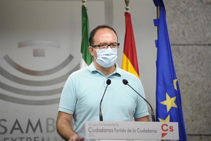 El portavoz de Cs en la Asamblea de Extremadura, Cayetano Polo