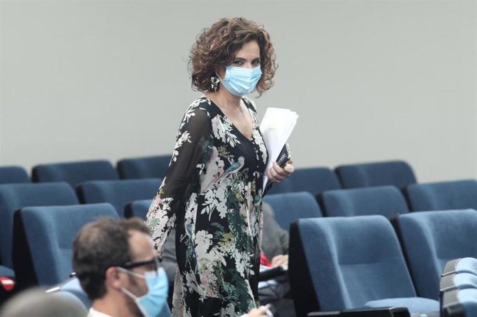 La ministra portavoz y de Hacienda, María Jesús Montero