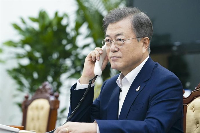 El presidente de Corea del Sur, Moon Jae In