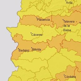 Alertas Extremadura para el 29 de julio