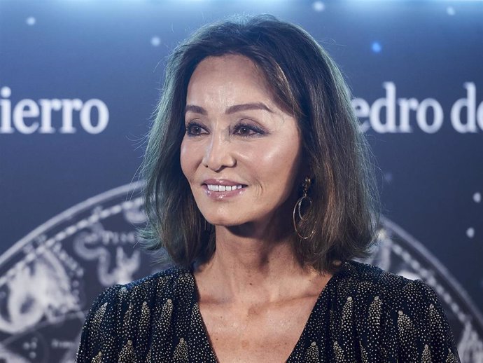 Isabel Preysler attends Pedro del Hierro fashion show during the Merecedes Benz Fashion Week Autum/Winter 2020-21 on January 29, 2020 in Madrid, Spain.