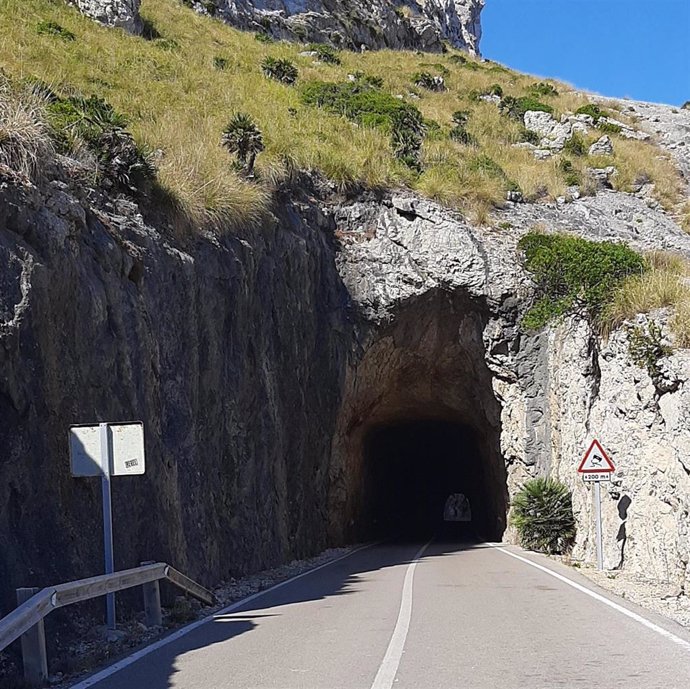 Túnel del puig Fumat, en Formentor