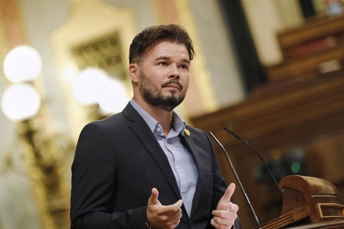 El portavoz de ERC en el Congreso, Gabriel Rufián.