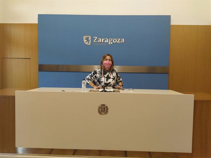 La consejera municipal del Ayuntamiento de Zaragoza, Natalia Chueca.