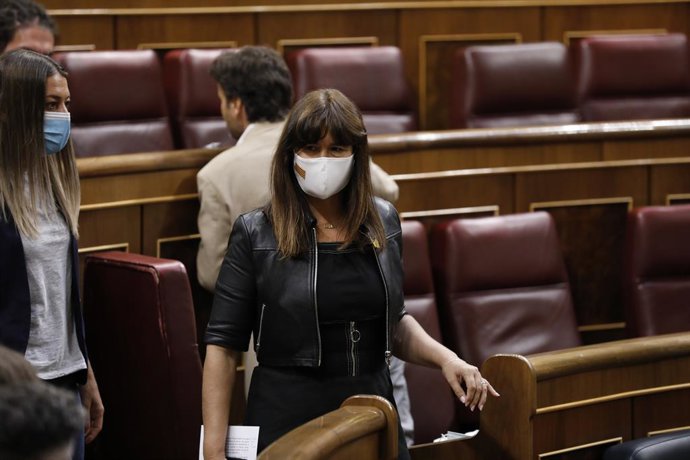 La portaveu de JxCat al Congrés dels Diputats, Laura Borrs. Madrid (Espanya), 25 de juny del 2020.