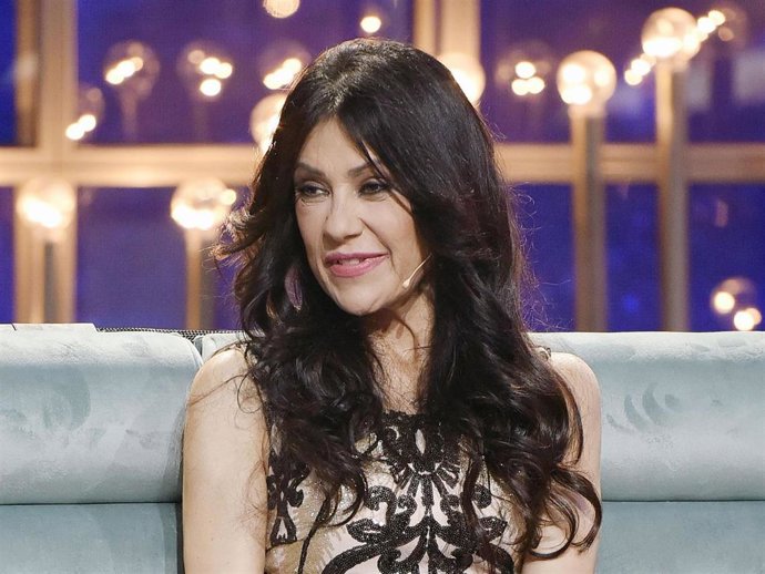 Maite Galdeano en el plató de Gran Hermano