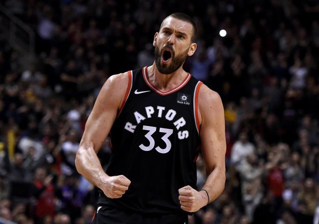 Marc Gasol jugando con Toronto Raptors
