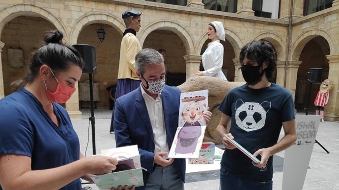 Presentación del libro "La eskarabillera", editado por la Diputación de Bizkaia