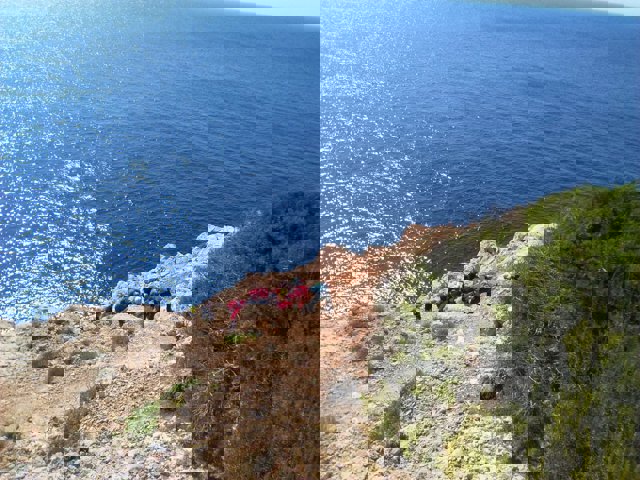 Rescate del hombre que se ha lanzado al mar