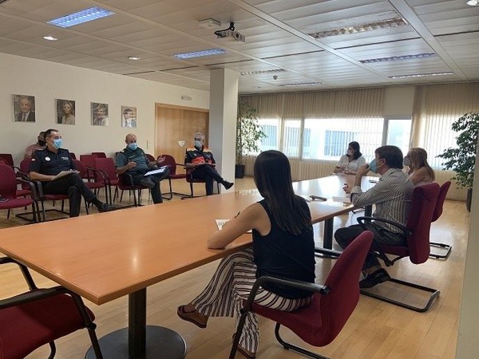 Miembros del equipo de Seguimiento del Covid-19 en Tres Cantos.