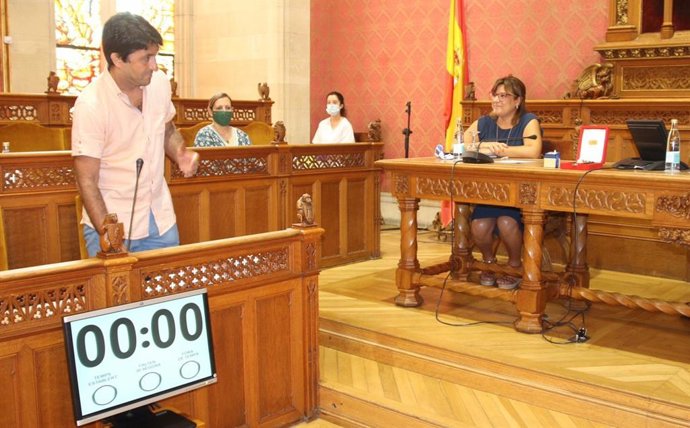 Joan Llodr (MÉS per Mallorca)  toma posesión como conseller en el Consell de Mallorca (