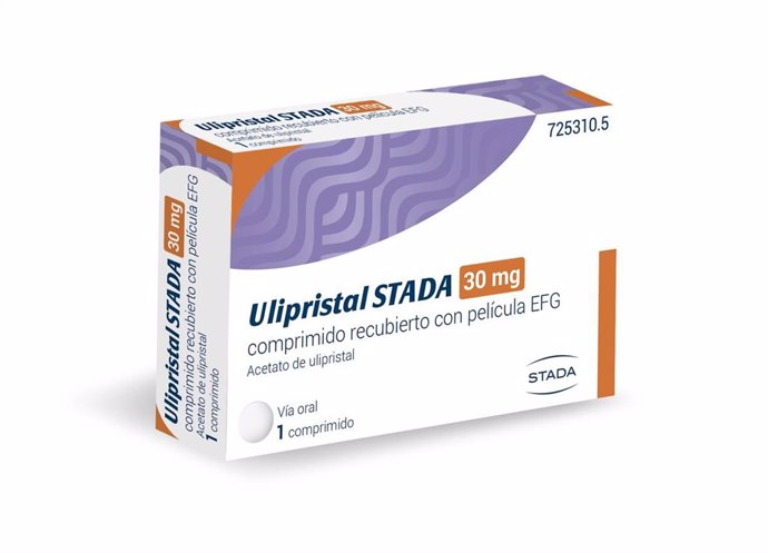 Ulipristal STADA 30 mg comprimido recubierto con película EFG