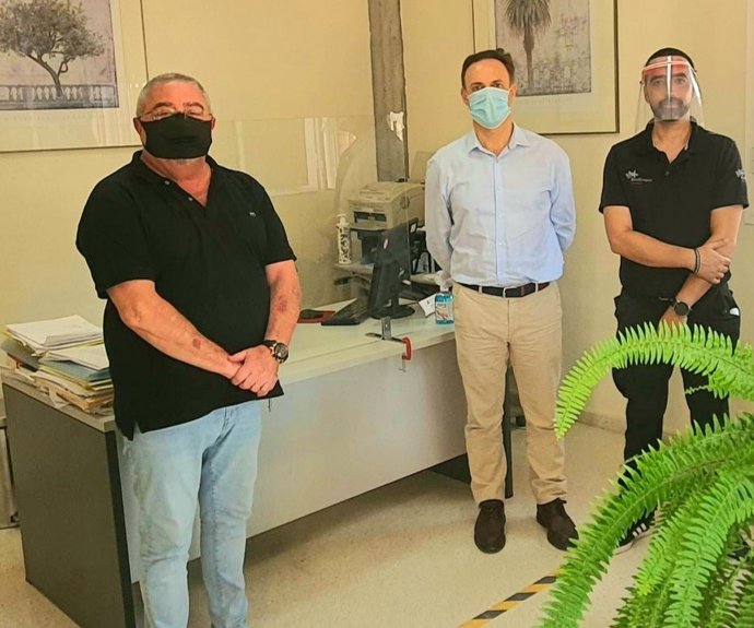 David De La Encina Constata La Vuelta A La Normalidad De Los Cta En Su Visita Al Centro De Algeciras