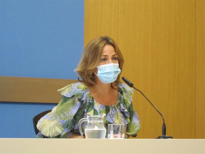 La consejera municipal de Servicios Públicos y Movilidad del Ayuntamiento de Zaragoza, Natalia Chueca.