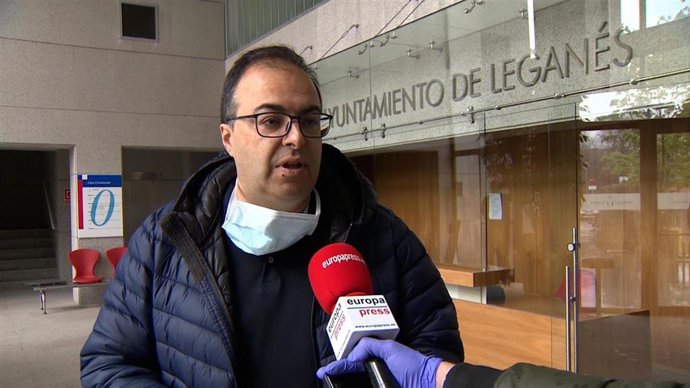 Santiago Llorente, alcalde de Leganés.