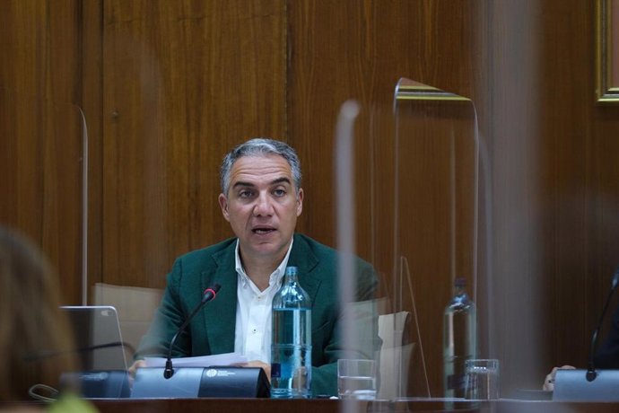 El consejero de la Presidencia, Administración Pública e Interior, Elías Bendodo