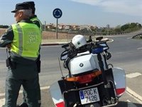 Tres detenidos por atropellar a una ciclista y huir dejándola herida grave en Otura (Granada)