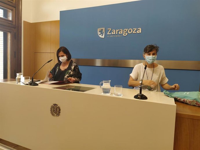 Presentación del Festival de Danza Trayectos, en el Ayuntamiento de Zaragoza.