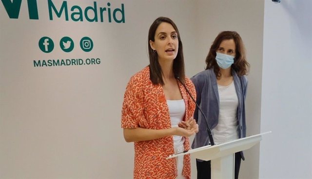 La líder municipal de Más Madrid, Rita Maestre, y su homóloga regional, Mónica García.