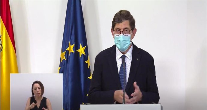 El consejero de Salud, Manuel Villega, en la reuda de prensa posterior al Consejo de Gobierno