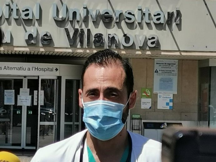 El coordinador de las plantas de Covid-19 en el Hospital Universitario Arnau de Vilanova de Lleida, José Luis Morales-Rull
