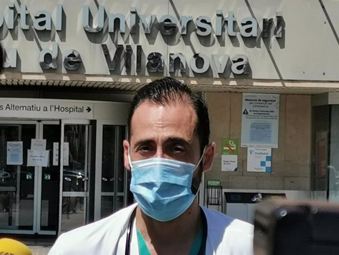 El coordinador de les plantes de covid-19 a l'Hospital Universitari Arnau de Vilanova de Lleida, José Luis Morales-Rull.