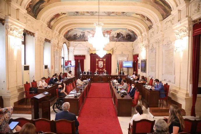 Pleno del Ayuntamiento de Málaga del mes de julio