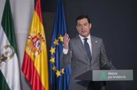 Moreno reclamará a Sánchez "coordinación" ante los rebrotes de coronavirus y reparto justo de los fondos