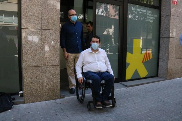 El presidente del PDeCAT, David Bonvehí, en una imagen de archivo