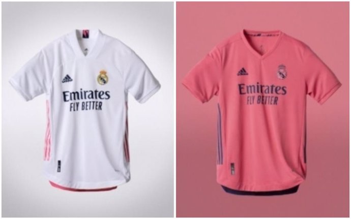 Fútbol.- El Real Madrid combina el blanco con el rosa en sus nuevas equipaciones