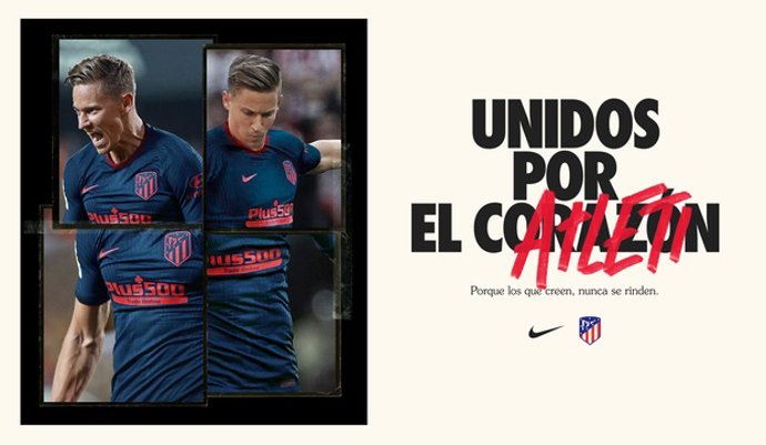 Fútbol.- El Atlético de Madrid se decanta por el azul para su nueva segunda equi