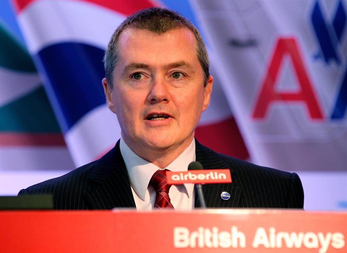 FILED - 27 July 2010, Berlin: Willie Walsh, Chief Executive Officer (CEO) of airline British Airways, attends a press conference. The global impact of the virus is likely to be severe enough to push some airlines "over the edge," Willie Walsh, the chief