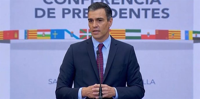 Intervenció de Pedro Sánchez en la XXI Conferncia de Presidents a La Rioja.