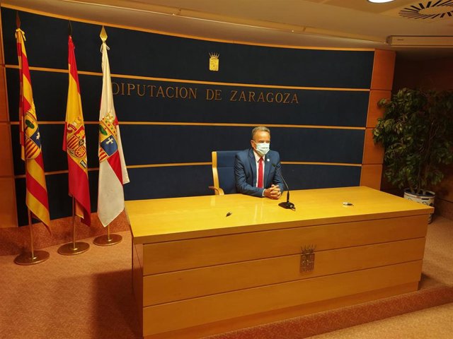 El presidente de la Diputación Provincial de Zaragoza, José Antonio Quero.