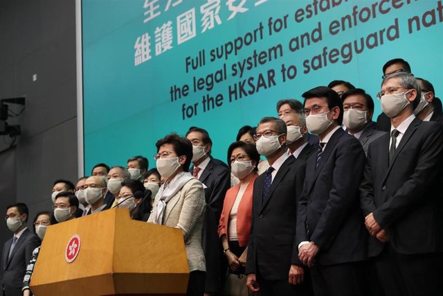 La jefa del Ejecutivo de Hong Kong, Carrie Lam