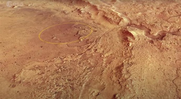 VÍDEO Sobrevuela el destino del rover Perseverance en Marte