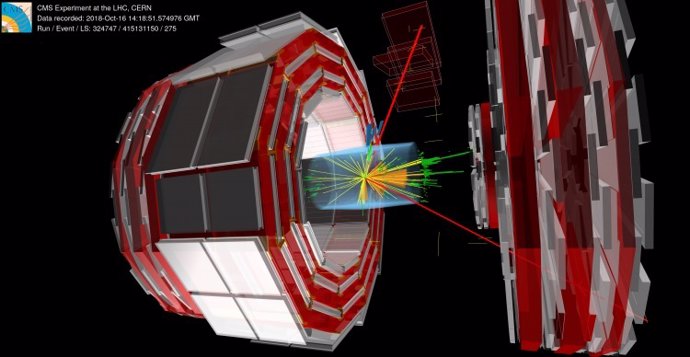 Imagen del experimento de CERN.