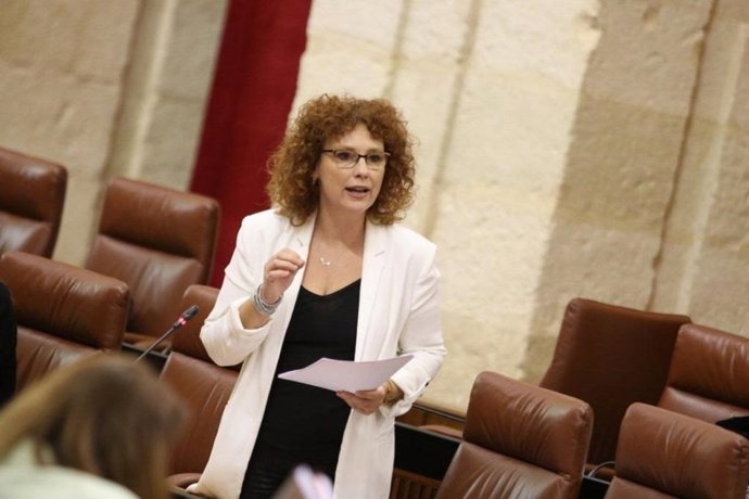 La parlamentaria andaluza de Ciudadanos (Cs) y portavoz de la Comisión de Educación, Mar Sánchez, en una foto de archivo