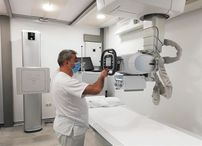 Imagen de la sala de radiología de Urgencias  del Hospital Infanta Elena.