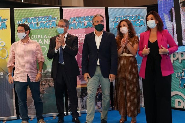 Bendodo en la clausura de la Escuela de Verano del PP de Málaga