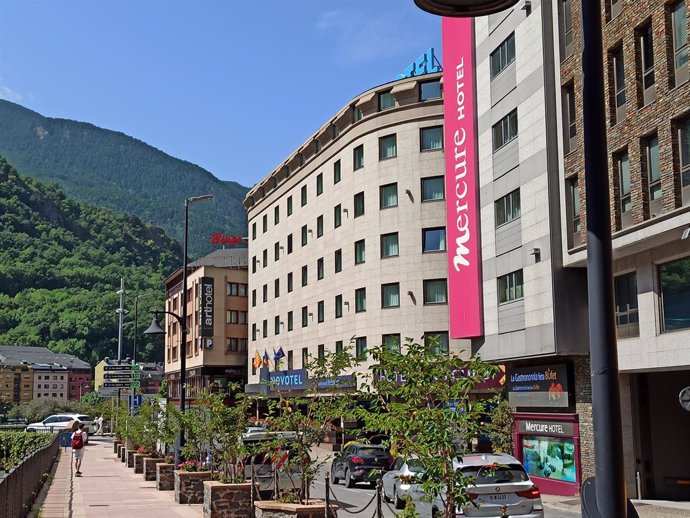 Tres hoteles en el centro de Andorra la Vella