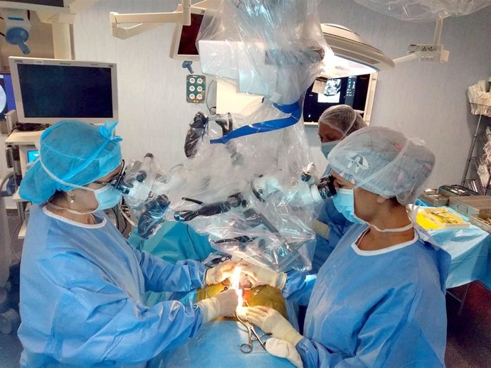 Quirófano hospital de Cantabria