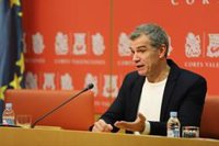 Cantó afirma que Puig "no debería aceptar" que los valencianos "reciban, una vez más, menos recursos que los vascos"