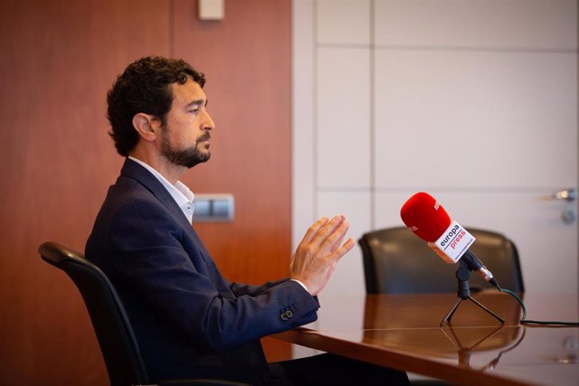 El conseller de Territorio y Sostenibilidad de la Generalitat, Damià Calvet, durante una entrevista para Europa Press, en Barcelona, Catalunya (España), a 29 de julio de 2020.