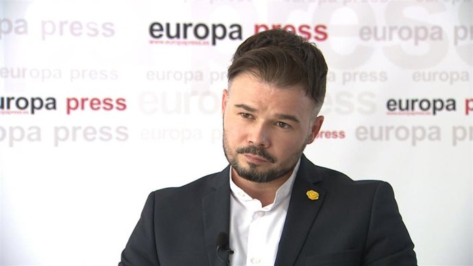 El portavoz de Esquerra Republicana (ERC) en el Congreso, Gabriel Rufián
