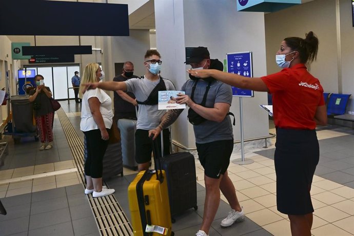 Llegada de turistas a Grecia durante la pandemia de coronavirus