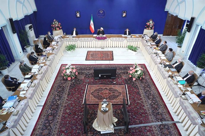 Reunión de gabinete del Gobierno iraní 