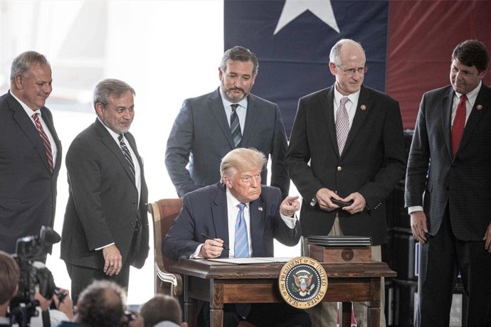 El presidente de Estados Unidos, Donald Trump. 