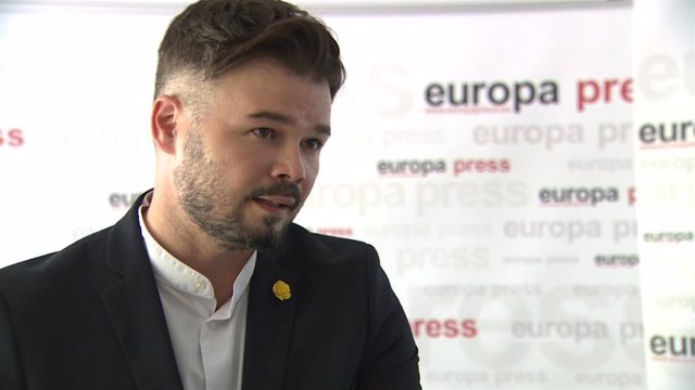 Rufian Pide Al Gobierno Una Contrapropuesta Politica Y Un Gesto Con Los Presos Tras La Salvajada De La Fiscalia