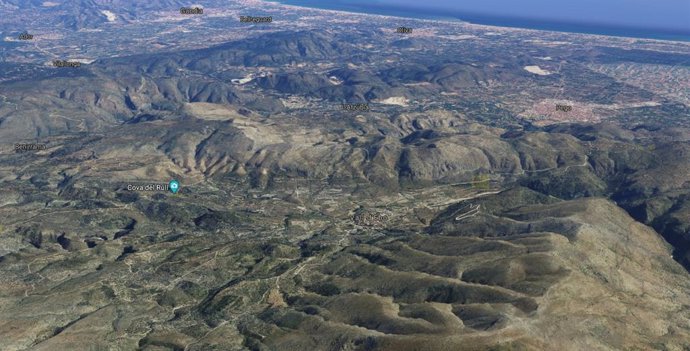 Localización de la Vall d'Ebo